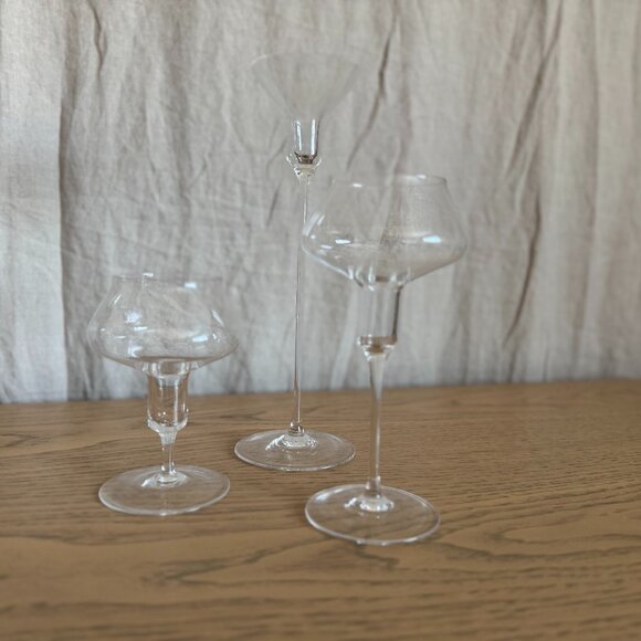 Vintage Riedel Candle Stick Holders (3) - Picture 1 of 4